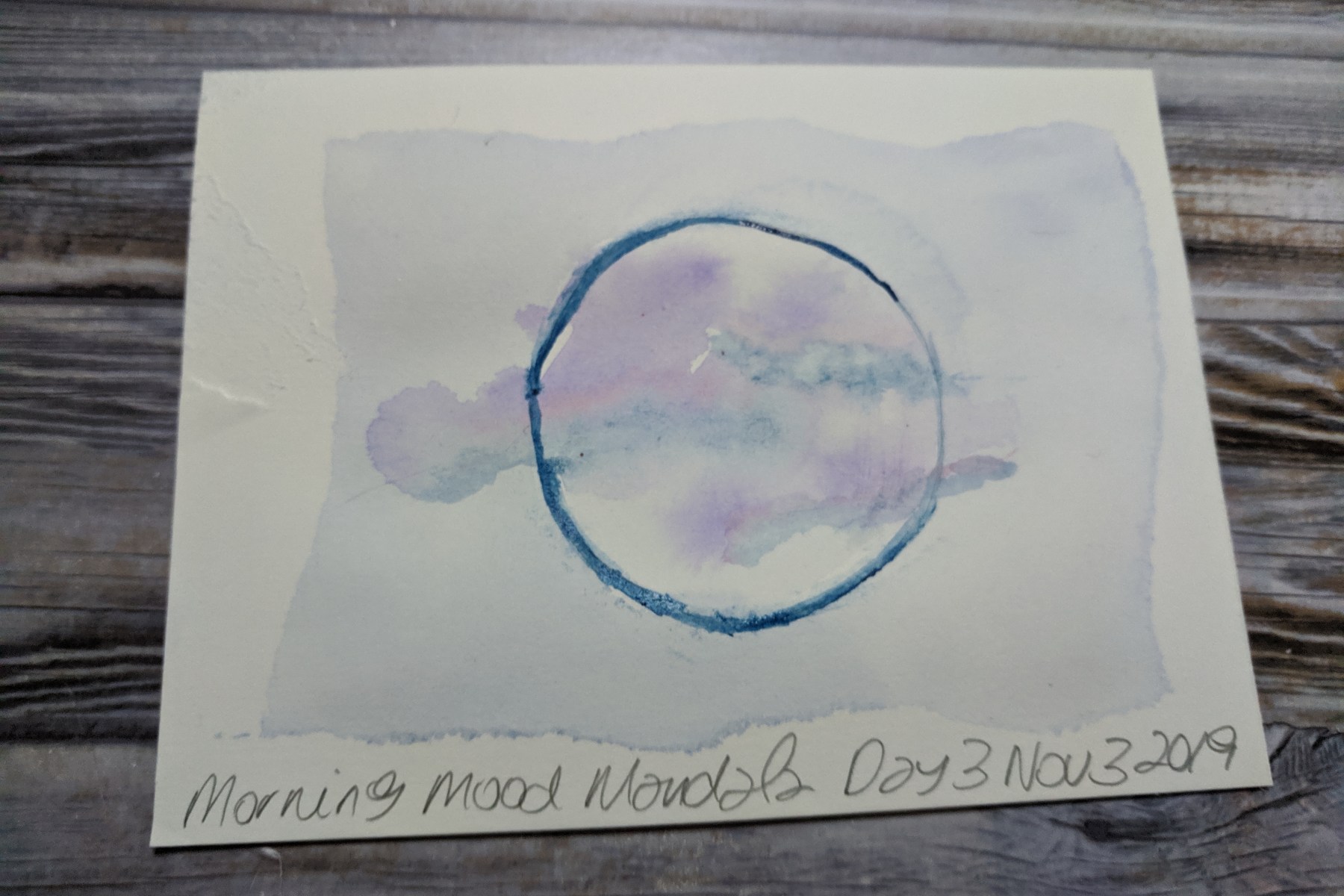 Morning Mood Mandala day 3
